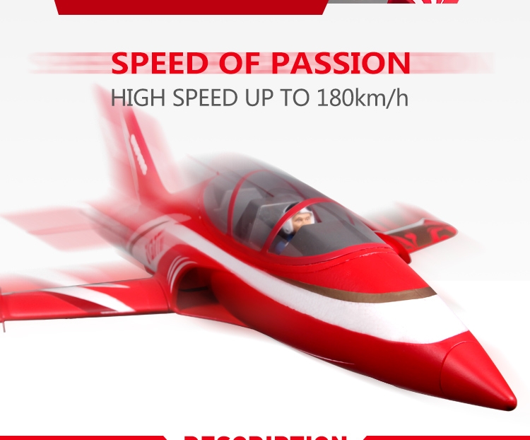 FMS Avanti S 70mm Jet PNP 6S Red Race RC JET Airplane