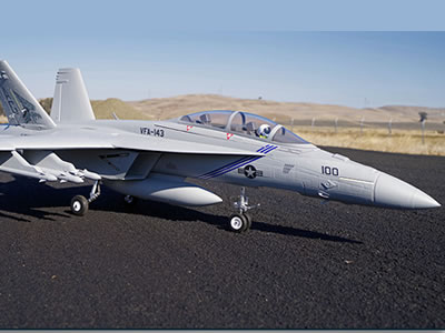 FMS F-18F 70mm Super Hornet EDF V2 PNP with Reflex RC Airplane