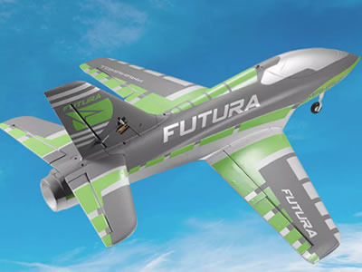 FMS Futura 64mm 4S EDF Green RC JET PNP Airplane