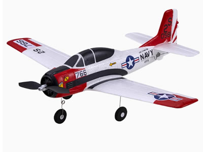 FMS T-28 410mm RTF Red Airplane