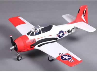 FMS 800mm T-28 Trojan V2 Red with Reflex V2 PNP RC Airplane