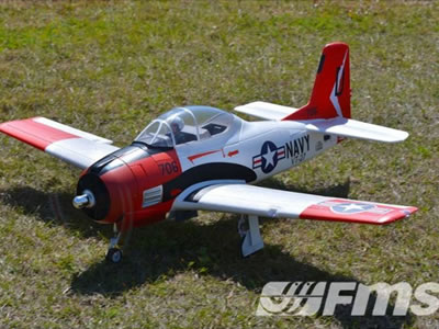 FMS T-28D V4 1400mm PNP Red RC JET Airplane