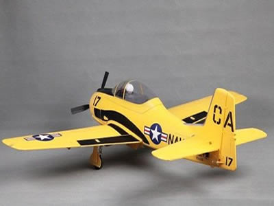 FMS T-28D V4 Yellow TROJAN 1400mm PNP WITH REFLEX RC Airplane