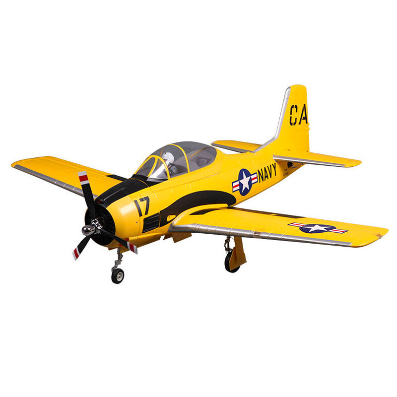FMS T-28D V4 1400mm PNP Yellow TROJAN RC Airplane