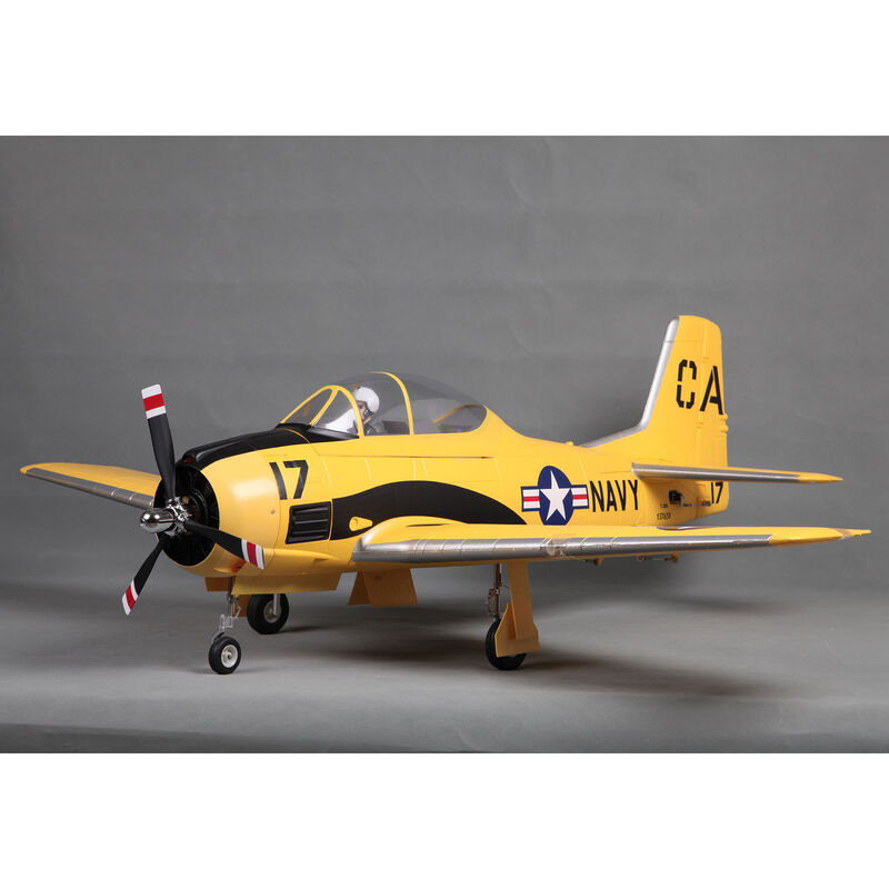 FMS T-28D V4 1400mm PNP Yellow TROJAN RC Airplane